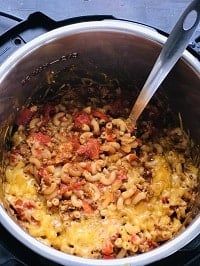 instant pot american goulash ready