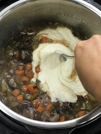 thickening soup with roux in instant pot