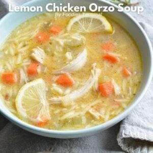 lemon chicken orzo soup instant pot recipe