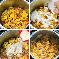 adding dairy & making instant pot frozen tortellini