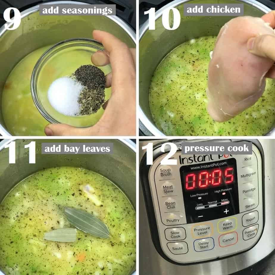 pressure cooking chicken