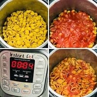 pressure cook ground turkey pasta