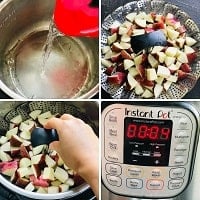 pressure cook potatoes