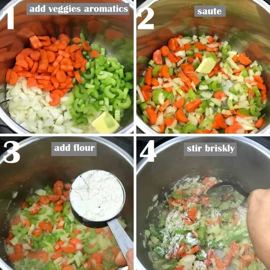 sautéing aromatics & veggies in instant pot