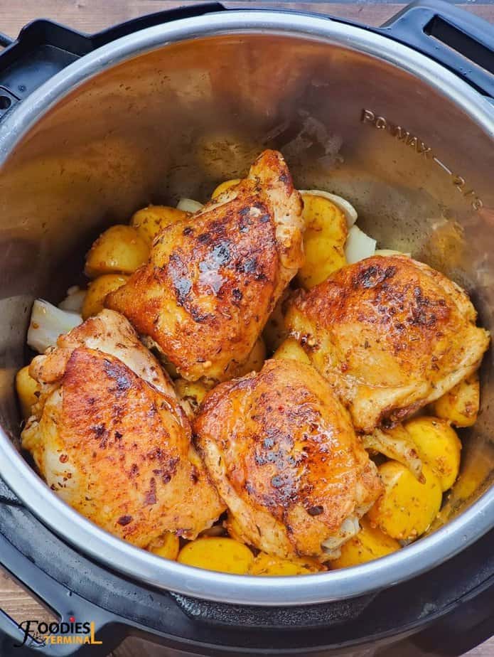 chicken thighs and potatoes in instant pot 