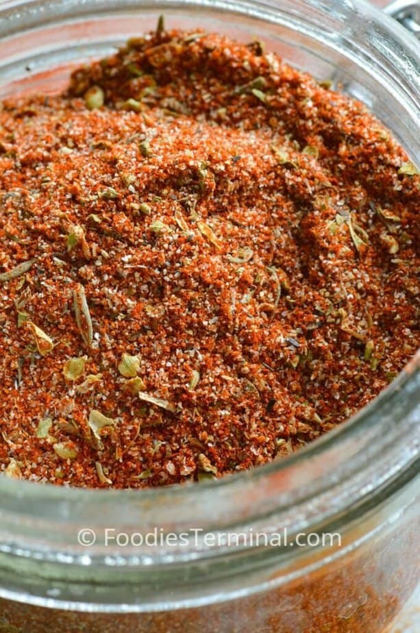 best homemade cajun seasoning in a transparent container