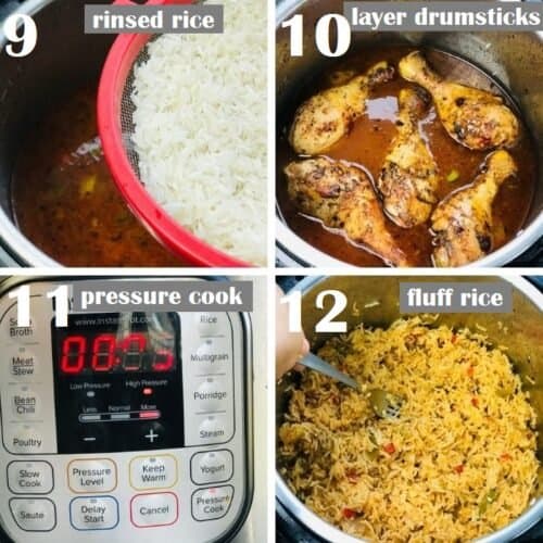 Instant Pot Chicken Drumsticks and Rice » Foodies Terminal
