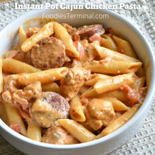 Spicy chicken pasta instant pot sale