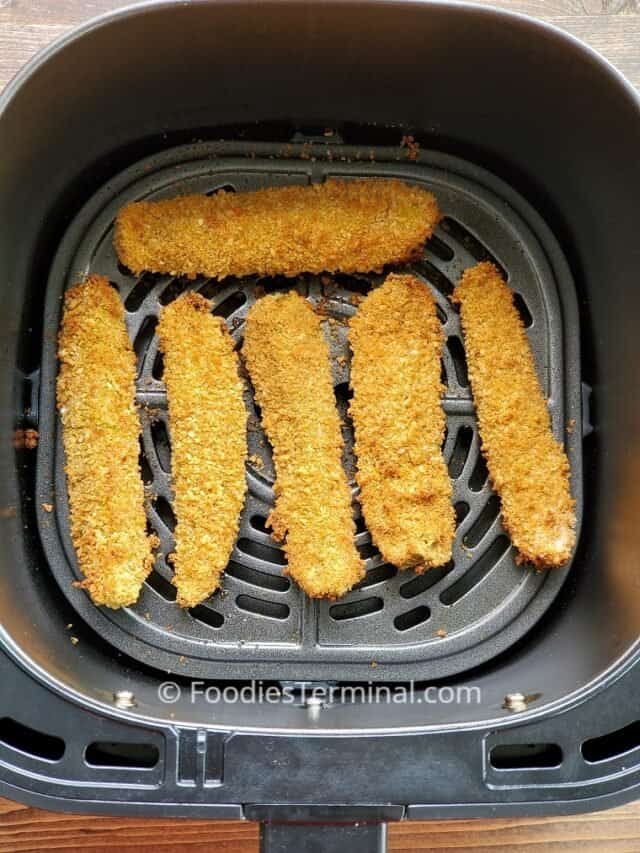 Air Fryer Pickle Spears » Foodies Terminal