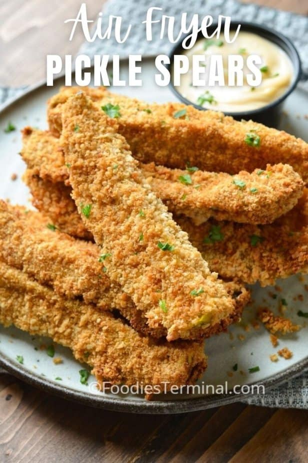Air Fryer Pickle Spears » Foodies Terminal