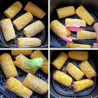 frozen corn on the cob in air fryer