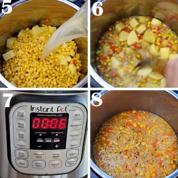 deglazing pot and pressure cooking soup