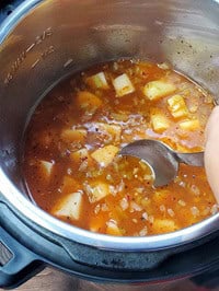 deglazing pot