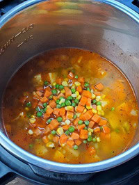 frozen veggies in instant pot