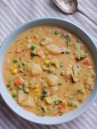 creamy veggie soup