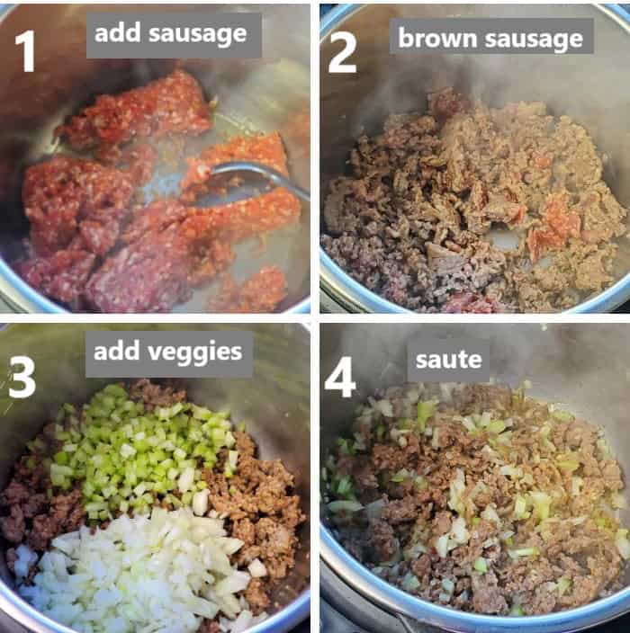 brown sausage