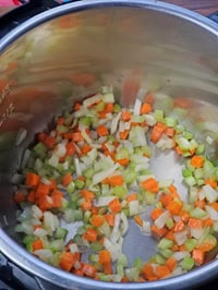 sauteing aromatics and veggies